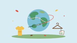 Ilustracja: Planeta w szwach – jesienny cykl o modzie i odpowiedzialnym konsumowaniu